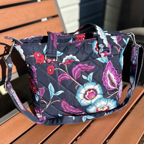 Vera Bradley Mayfair Bloom Multi-Strap Shoulder Bag in Performance Twill - Picture 1 of 10